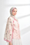 Floral Archive Lavinia Pattern Shawl - Powder - 3