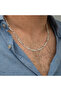6.30 mm Silver Figaro Chain - 180 Microns - 3