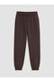 Brown Standard Fit 3 Thread Men's Trousers - 4