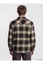 Green Regular Fit Plaid Flannel Men's Shirt - 4