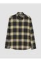 Green Regular Fit Plaid Flannel Men's Shirt - 5
