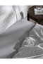 Pierette Double 100% Cotton Coco Crep Printed Sheet and Duvet Cover Set - Gray - 6