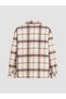 Beige Plaid Gabardine Boys' Shirt - 3