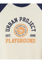 Beige Color Blocked Boys' T-Shirt - 3