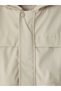 Beige Boys' Fur-Lined Raincoat - 3