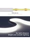 شريط إضاءة LED بتقنية COB يعمل بـ USB 5 فولت بلون أبيض دافئ 3000 كلفن - 6