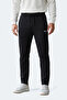 Kalomir in Men's Black Sweatpants with Zipper Pockets - 7