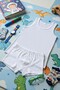 3-Piece Boys' Plain Cotton Tank Top and Boxer Underwear Set - 2