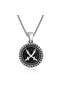 ​ Silver Zulfiqar Sword Patterned Necklace