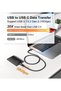 كابل Type C بطول 1 متر، كابل USB A إلى USB C مغلف بالنايلون، USB 3.1/3.2 لنقل البيانات بسرعة 10 جيجابت في الثانية وشحن سريع 60 واط 3 أمبير - 7