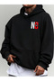 Unisex No Limits Double-Sided Printed Premium Hooded 2-Yarn Oversize Sweatshirt - 2