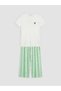 Green Crew Neck Maternity Capri Pajama Set - 5