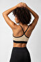 Astura Model Thin Straps, Detailed Back, Cross Design, Soft Women's Padded Bra, Skin Color - 2