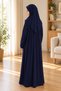 Children's Prayer Dress One-Piece Practical with Headscarf Organic Polyester-Free - 4