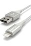 كابل شحن آيفون، من النايلون، USB نوع A إلى لايتنينج، معتمد من MFi، لهاتف آبل آيفون 1 - 3