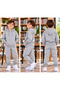 Boys' Hooded Rubberized Tracksuit with Rubberized Legs - 2