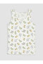 Vizyon New Season White Work Machine Printed Boys' Underwear Undershirt