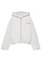 Kapüşonlu fermuarlı sweatshirt - 2