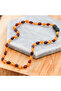 Damla Amber Baby Teeth Necklace - 8