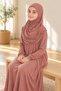 Children's Prayer Dress One-Piece Practical with Headscarf Organic Polyester-Free - 3