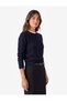 Wool Blend Long Sleeve Crew Neck Knitwear Sweater - 2