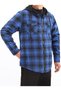 ZENTHACE Mens Sherpa Lined Full Zip Check Jacket - 3