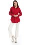 قميص نسائي بأكمام طويلة وأزرار سادة 37S24W30338 غربي الطراز - 5