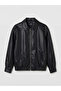 Esvab • Modern & Distinctive Loose-Fit Women's Leather-Look Jacket
