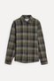 Men's Khaki Cotton Regular Fit Long Sleeve Shirt - 3