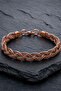 Women's Copper Bracelet Hand-Knitted Hair Braid Model Elegant Copper Bracelet - 3