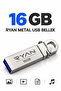 16 Gb USB Flash Memory USB 2.0 Metal Keychain Data Traveler with Keychain