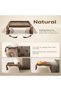Armrest Tray Pro, Rectangle Bamboo Folding Couch Arm Tray & Clip-On Sofa Desk, Sturdy Armrest Table - 3
