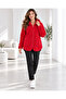 Hooded Zippered Plush Fleece Jacket - 7