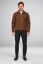 Men's Brown Lined Cashmere Jacket