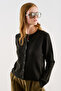 Crew Neck Knitwear Cardigan Black - 2