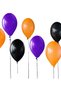 15Pcs Halloween Halloween Purple, Black, Orange Party Balloons, Halloween Party Decorations Balloons - 3