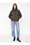 Two Mt Shop Quality Lcw Modest Brown Stand Collar Women's Puffer Coat - 2