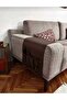Leather remote control seat side organizer 1st class fabric side table - 3
