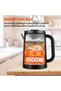 Electric Water Kettle 1.6L, 1500W Fast Boiling with Temperature Control - 2