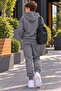 Boys' Zippered Hooded Rubberized Track Suit with Rubberized Legs - 2