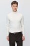 Men's Ribbed Half Turtleneck Knitwear Sweater - 2