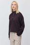 Women's Hair Braided Half Fisherman Zipper Knitwear Sweater - 4