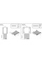 Plastic Covered Telescopic Rail Trouser Rack Gray Module 55cm (S-6304-G) - 2