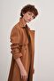 Double Windshield Double-Breasted Trench Coat Taba 7165111 - 2