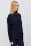 Women's Hair Braided Half Fisherman Zipper Knitwear Sweater - 3