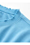 THE PALETTE - Metallic Cyan | Boxy Fit Oversized Tee - 8