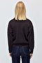 Women's Hair Braid Pattern Crew Neck Knitwear Sweater - 6