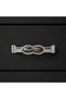 Furniture Handle Chrome/Black 128mm (198-49-128-18)