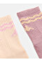 Alita City Kappa Pink Patterned 2-Pack Women's Socks with a Difference - 2