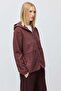 Women's Hooded Plush Fleece Sweatshirt - 4
